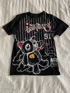 Streetwear Southpole Black Graphic T-Shirt